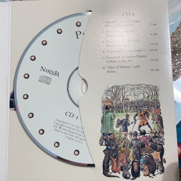 Prince Caspian 4 CD set audiobook (Chronicles of Narnia) - Picture 9 of 9